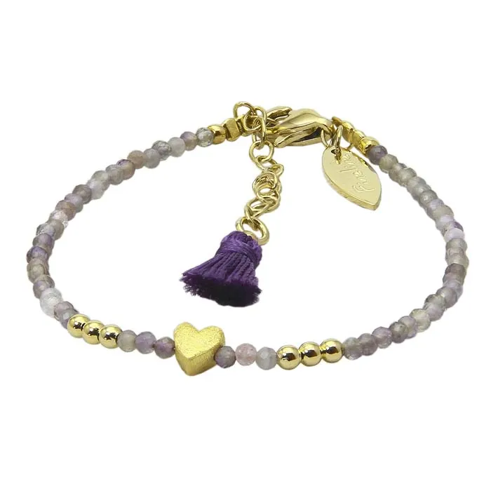 Bracelet Wanda – 17 Lavender Mix Agate