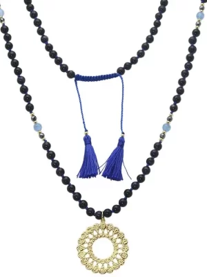 Fiore Lifestyle blue necklace Taro