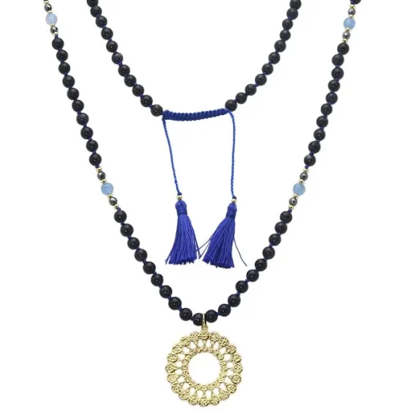 Fiore Lifestyle blue necklace Taro