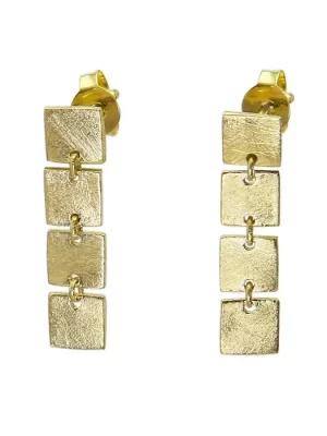 Fiore Lifestyle silver gold plated earring Senja