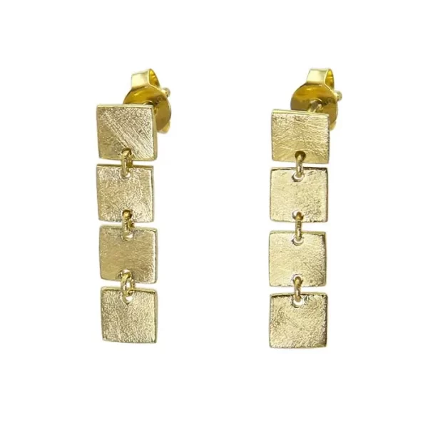 Fiore Lifestyle silver gold plated earring Senja